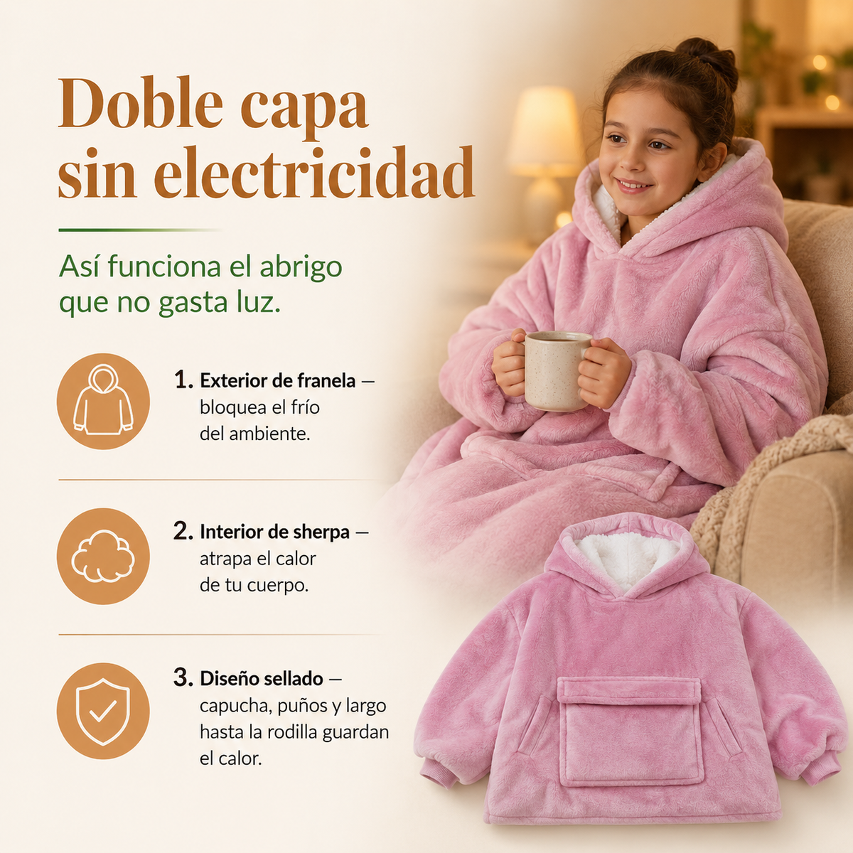 Poleron Polar Noche Estrellada — vista 4